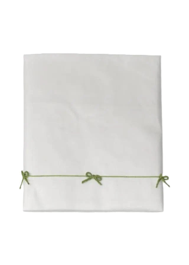 Lenzuola bianca/verde per neonato FF7283392300 1031 Colorichiari Kids 