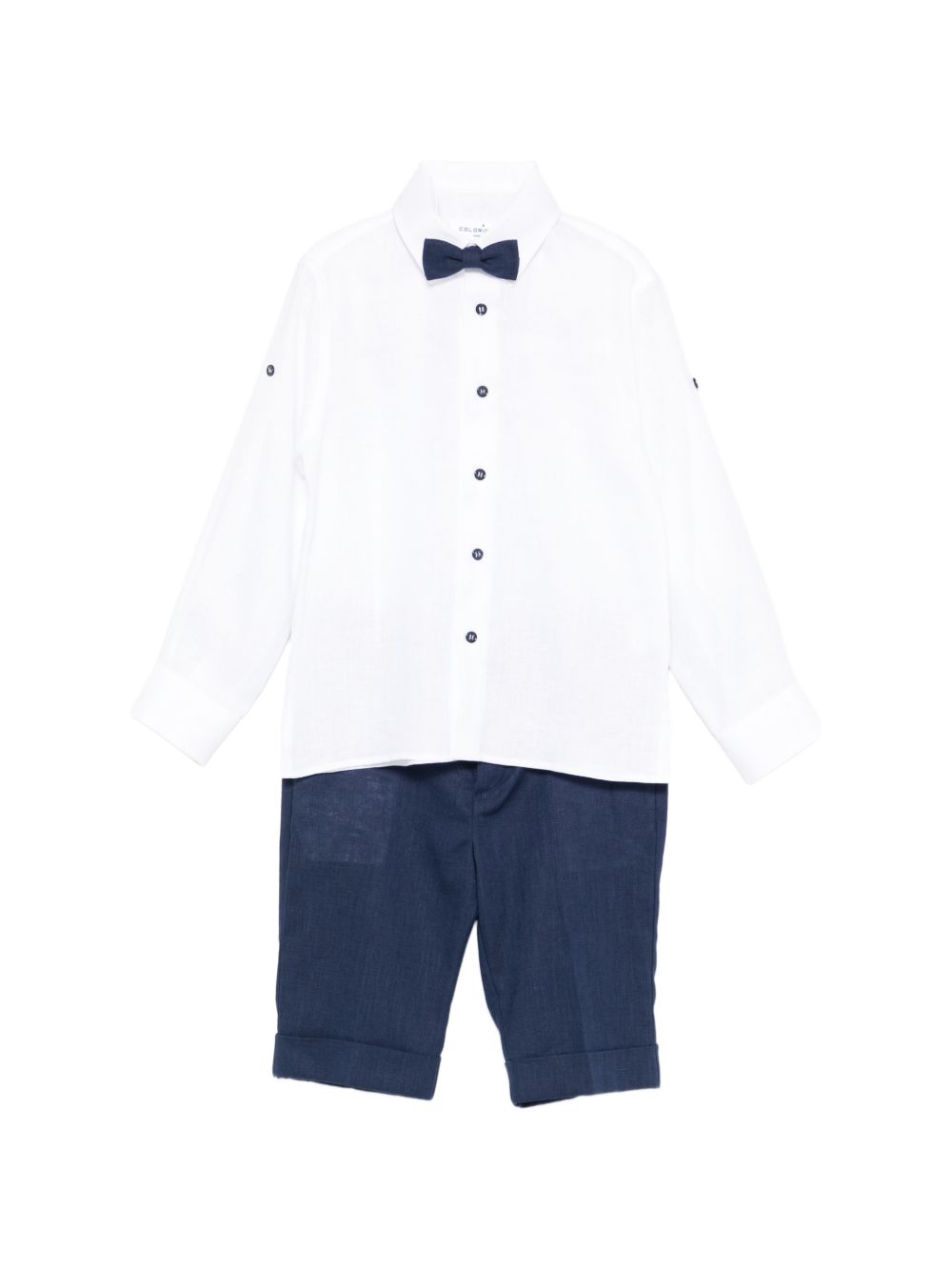 Completo elegante bianco/blu per bambino MB3082914917 60 Colorichiari Kids 