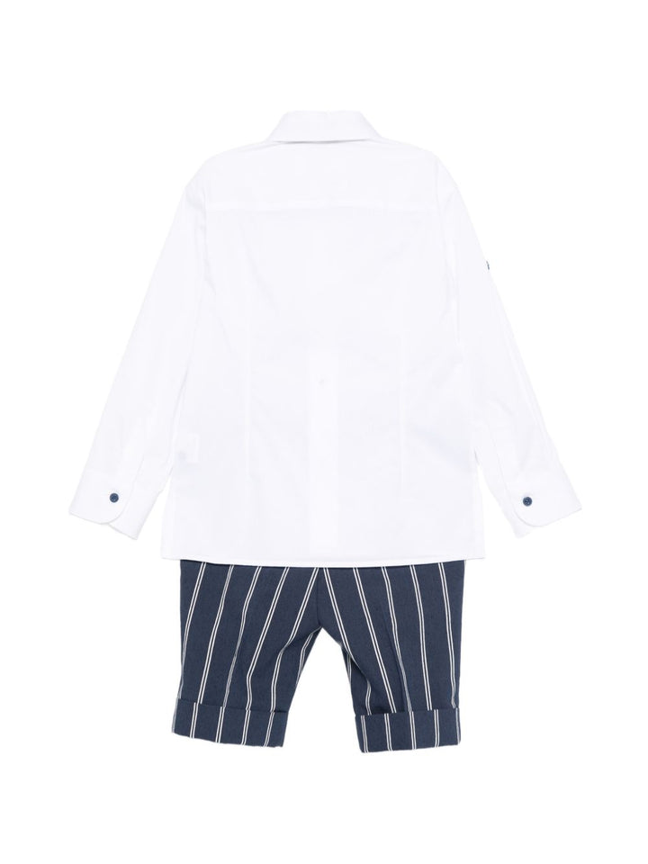 Completo elegante bianco/blu per bambino MB3082944908 60 Colorichiari Kids 