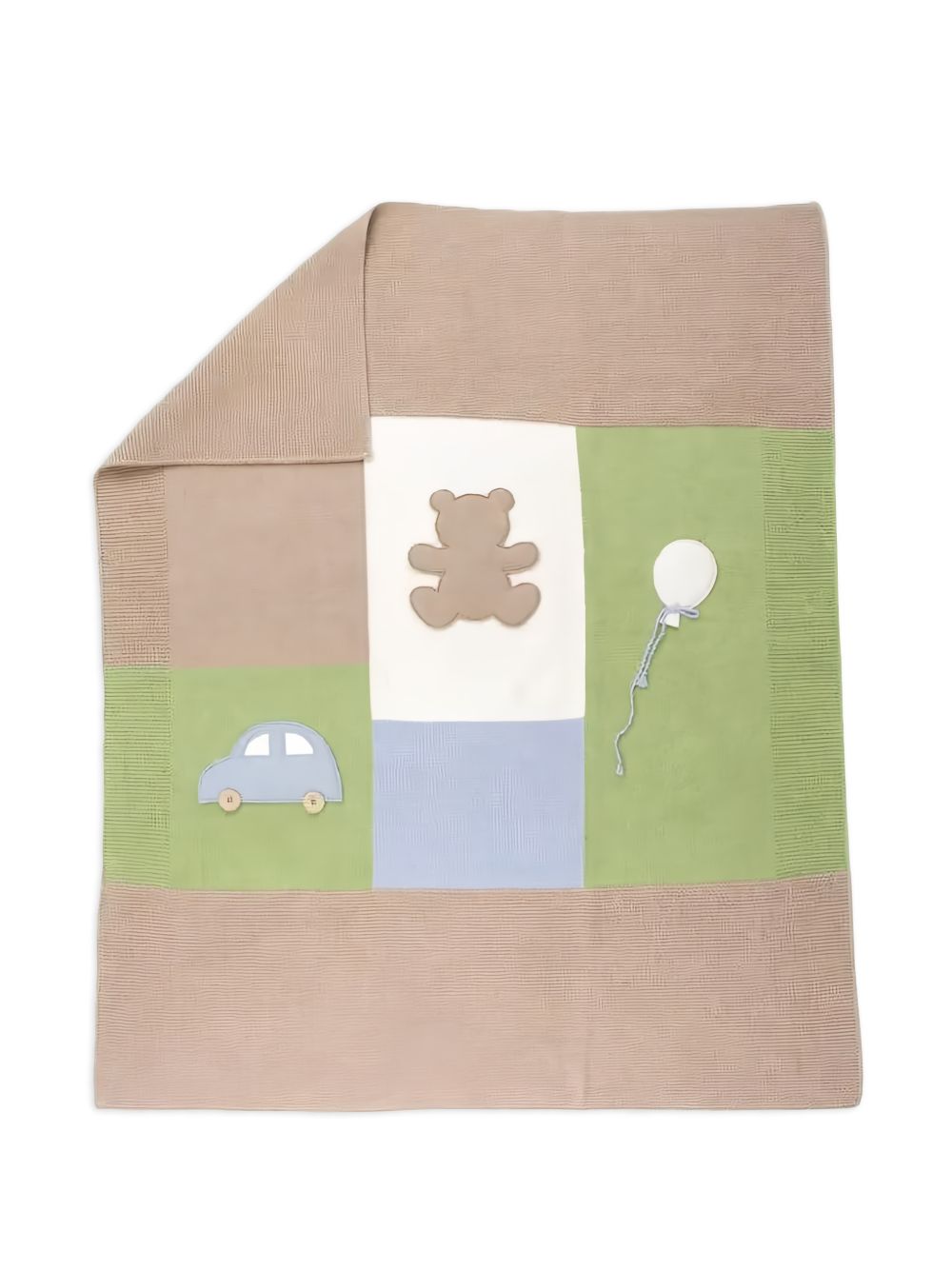 Coperta marrone/verde per neonato MF7782714470 2750 Colorichiari Kids 