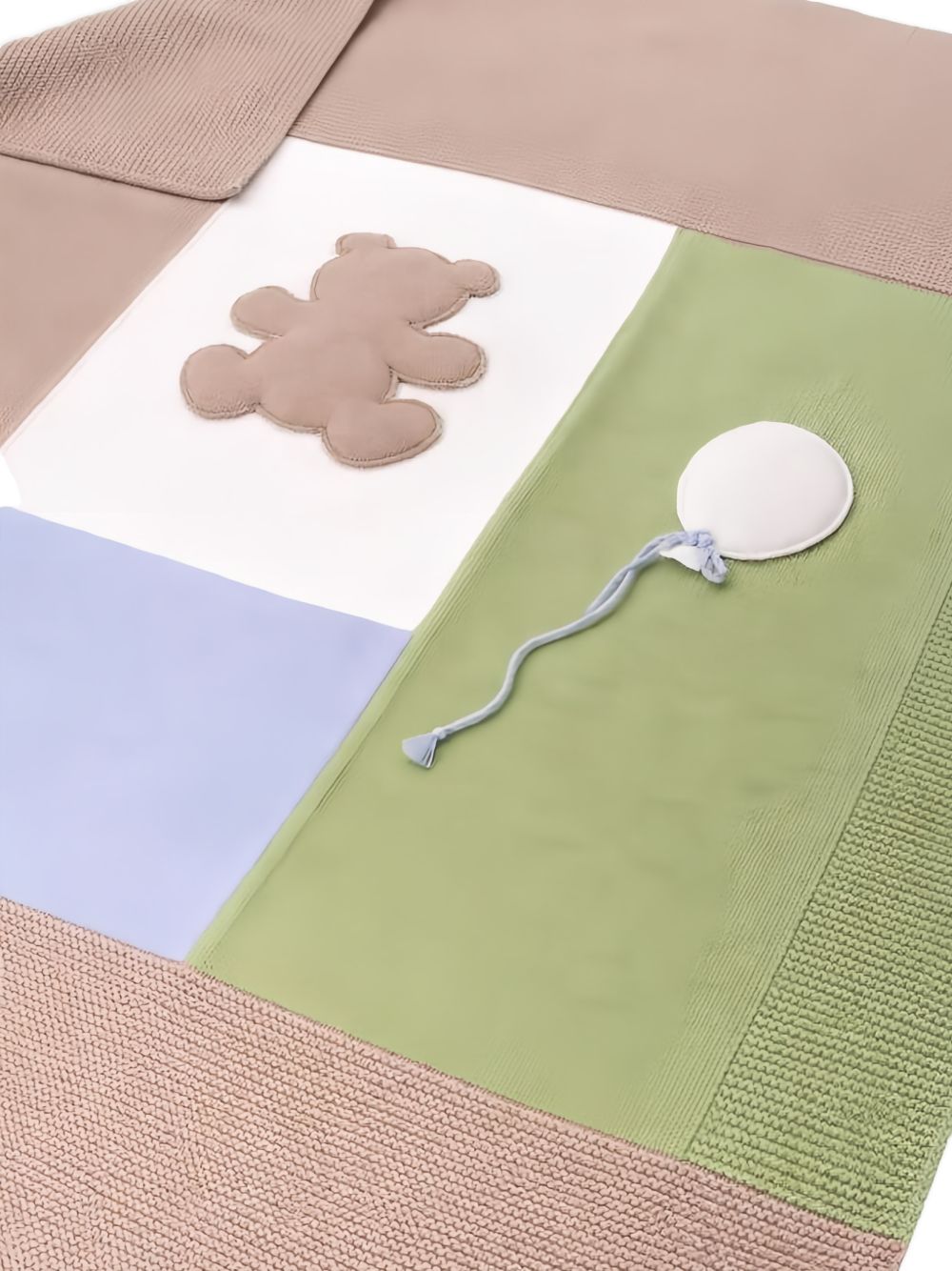 Coperta marrone/verde per neonato MF7782714470 2750 Colorichiari Kids 