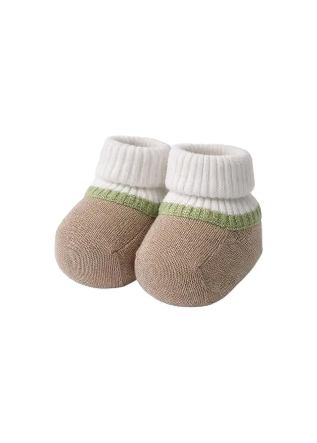 Babbucce marrone/bianca per neonato MF7882734470 2750 Colorichiari Kids 