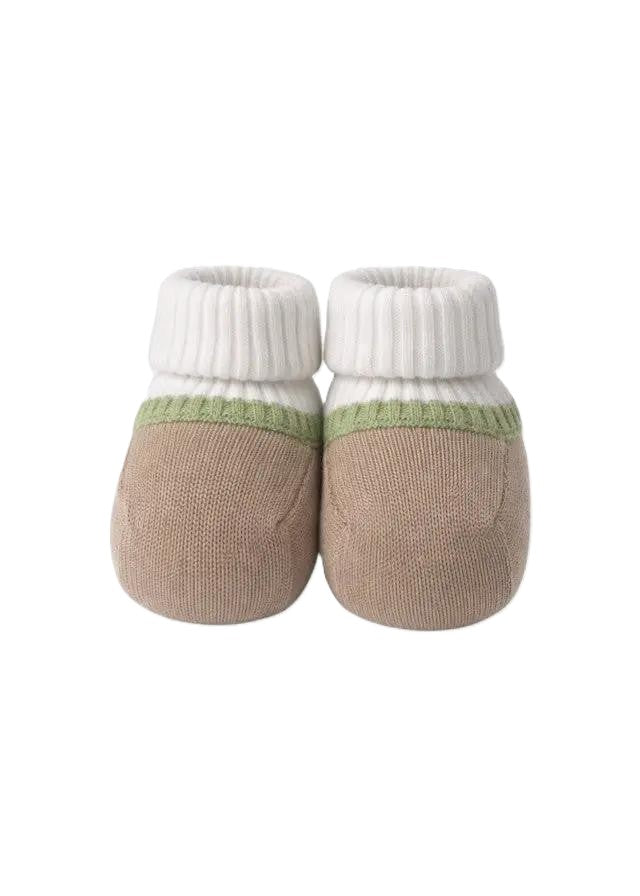 Babbucce marrone/bianca per neonato MF7882734470 2750 Colorichiari Kids 