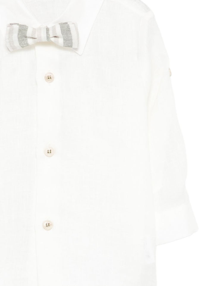 Completo elegante bianco/verde per neonato MN3084104878 35 Colorichiari Kids 