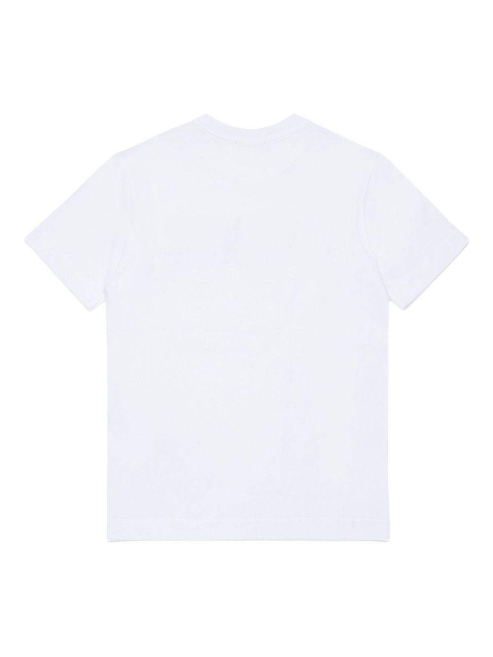 T-shirt bianca per bambino J0247500YI9 K100 Diesel Kids 