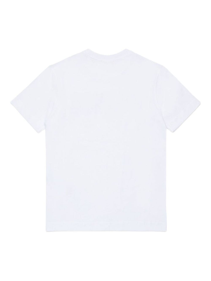 T-shirt bianca per bambino J0247500YI9 K100 Diesel Kids 