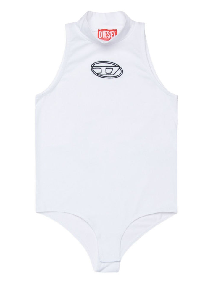 Body bianco per bambina J02577KYA0L K100 Diesel Kids 