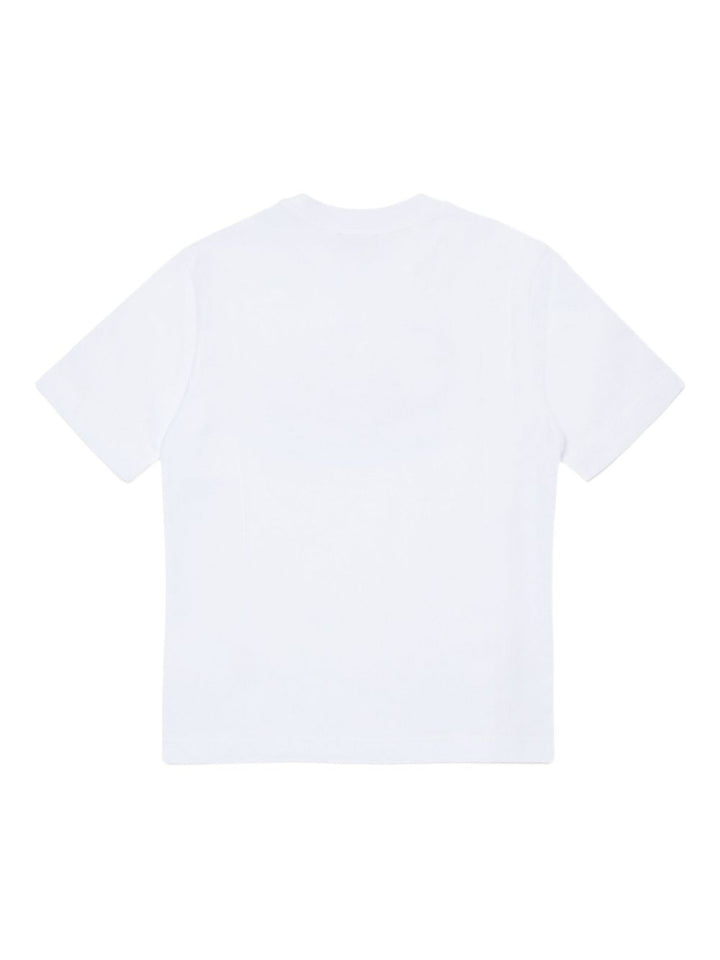 T-shirt bianco per bambino J0260100YI9 K100 Diesel Kids 