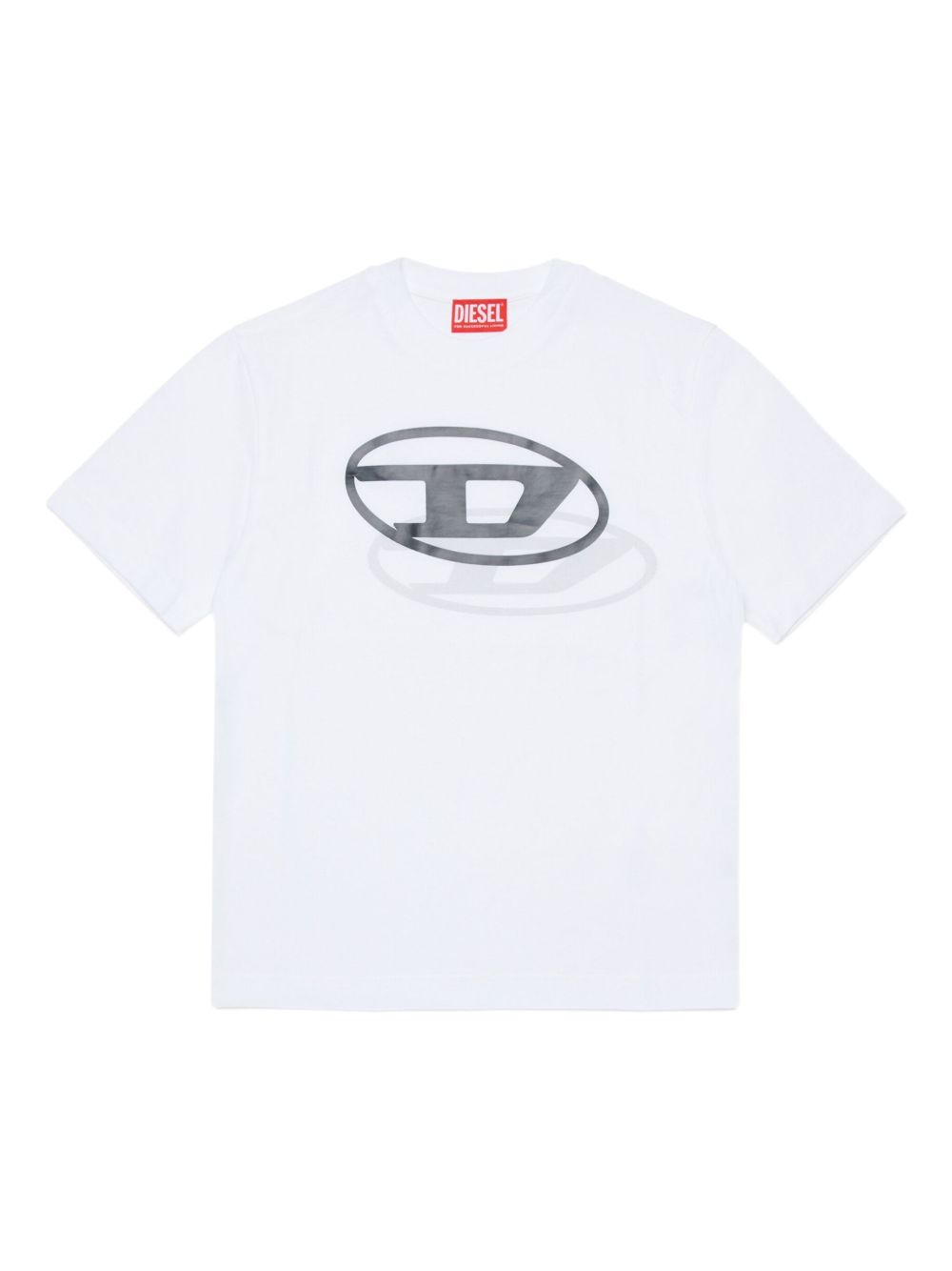 T-shirt bianco per bambino J0260100YI9 K100 Diesel Kids 