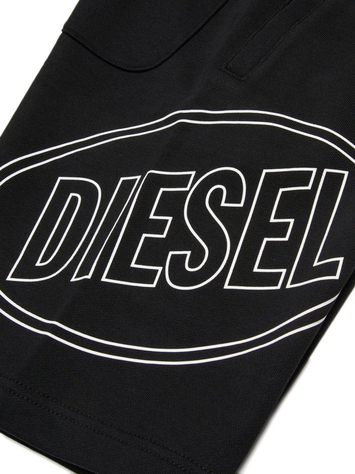 Bermuda nera per bambino J026760GEAD K900 Diesel Kids 