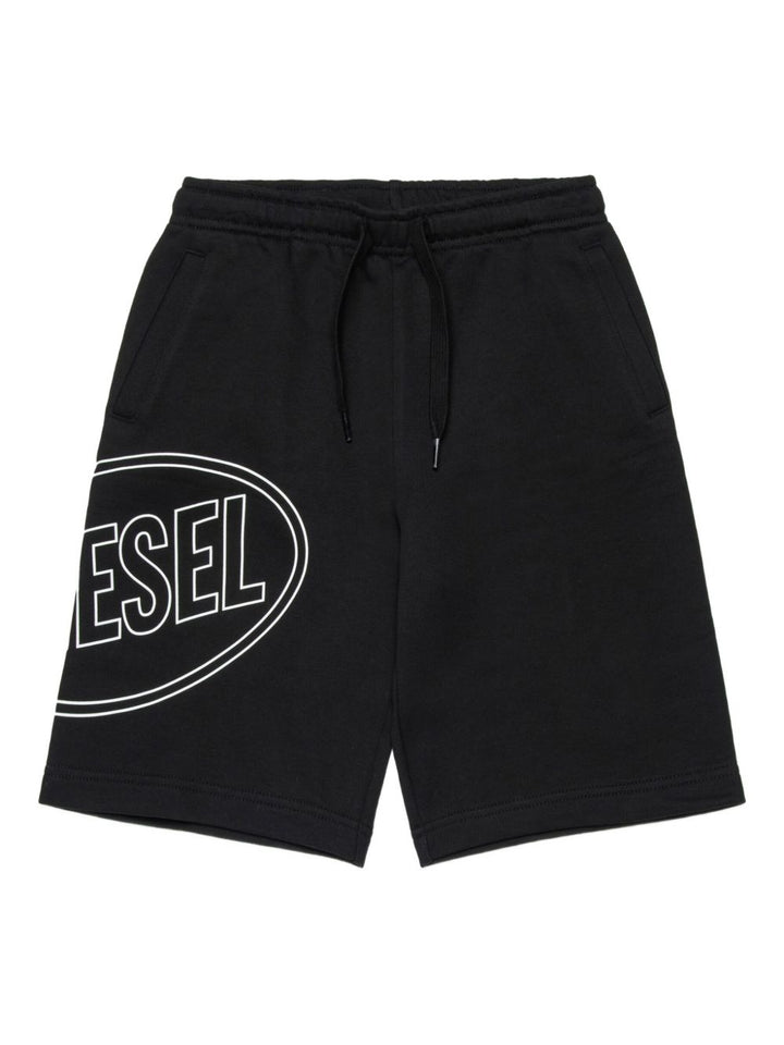 Bermuda nera per bambino J026760GEAD K900 Diesel Kids 