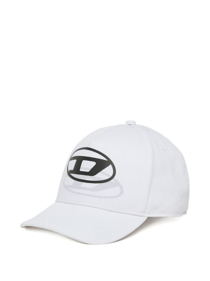 Cappello bianco per bambino J02708KXA77 K100 Diesel Kids 