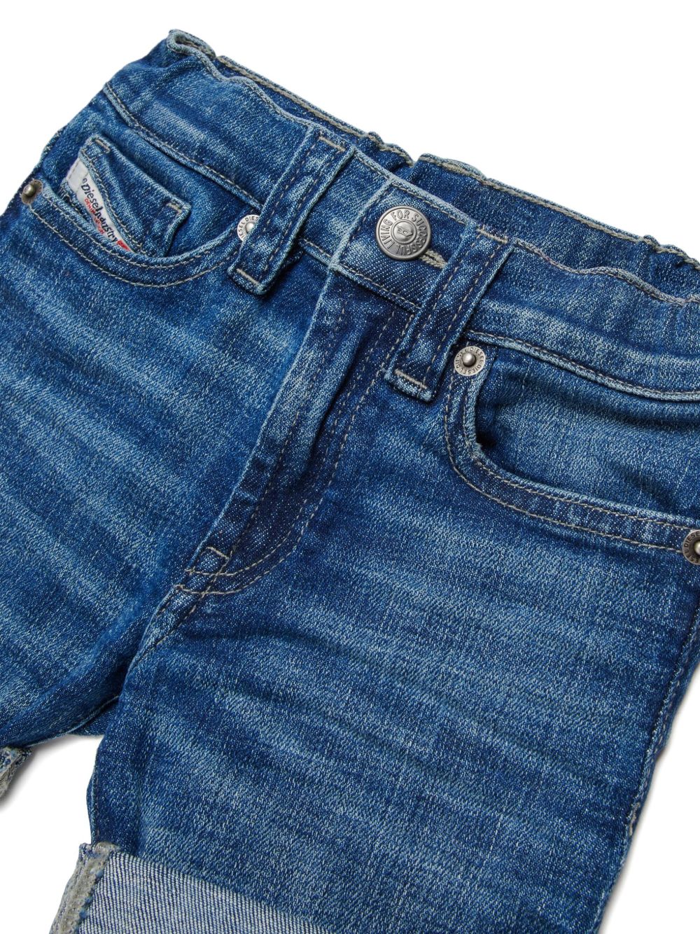 Bermuda de jeans blu per neonato K00361KXBSC K01 Diesel Kids 