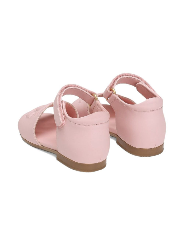 Sandali rosa chiaro per bambina D20102A1735 80400 Dolce & Gabbana Kids 