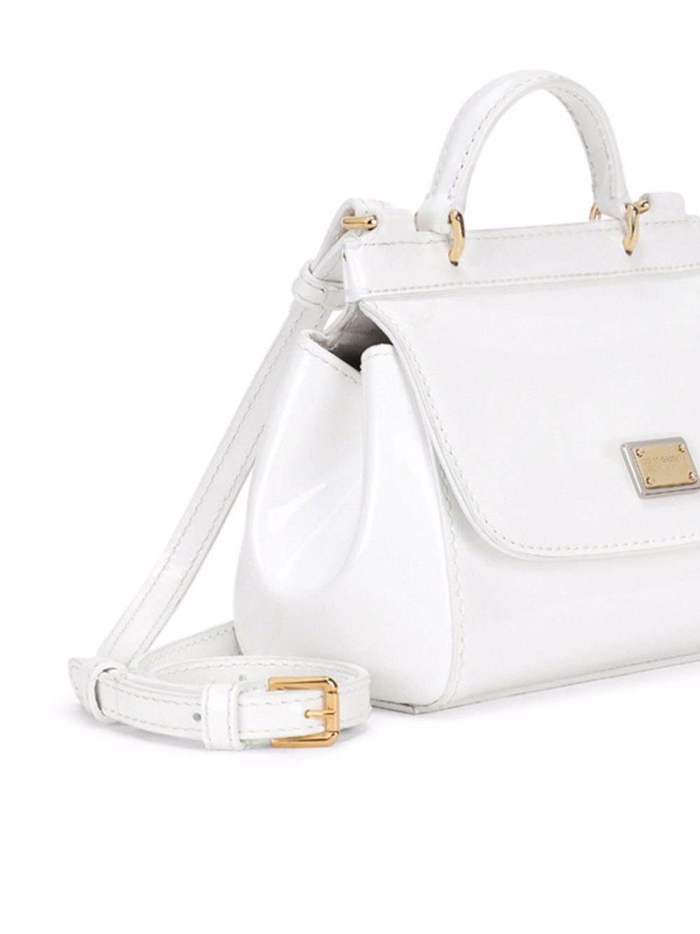 Borsa bianca per bambina EB0003A1067 87682 Dolce & Gabbana Kids 