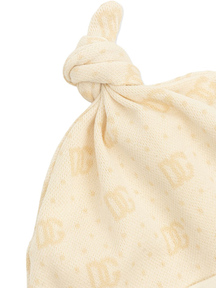 Tutina beige per neonato L1JOCAG7PST S9000 Dolce & Gabbana Kids 