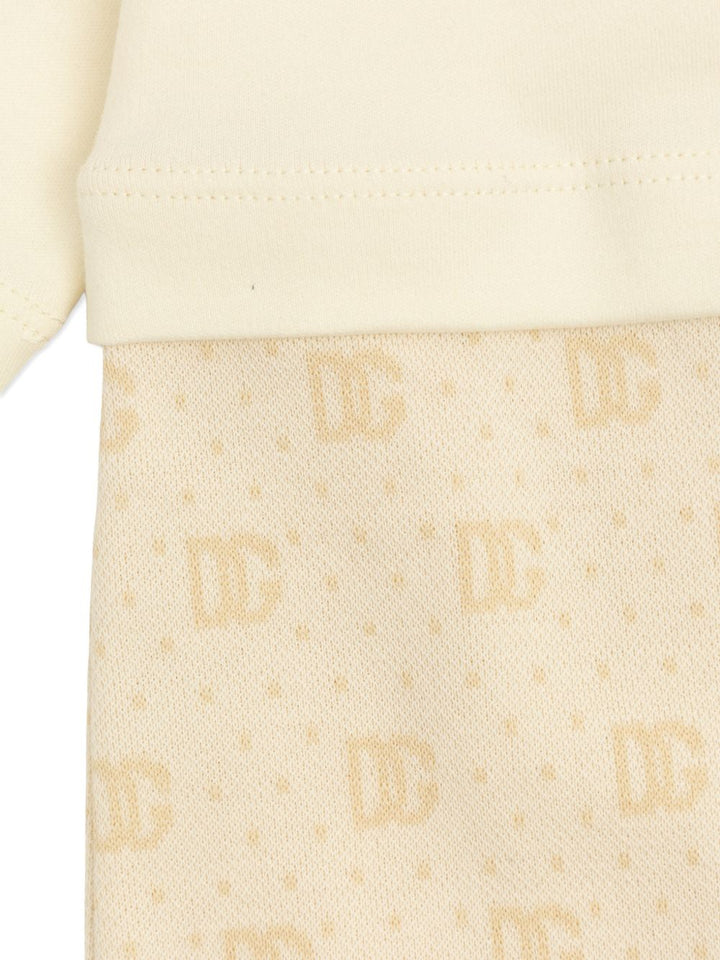 Tutina beige per neonato L1JOCAG7PST S9000 Dolce & Gabbana Kids 