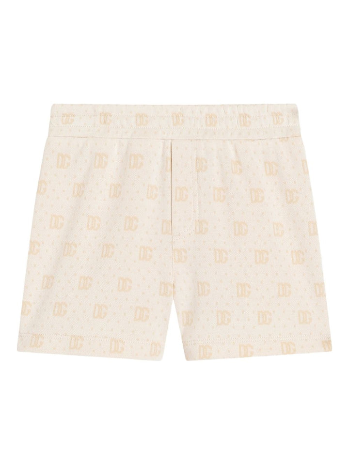 Bermuda beige per neonato L1JQXDFJ7EA S9001 Dolce & Gabbana Kids 
