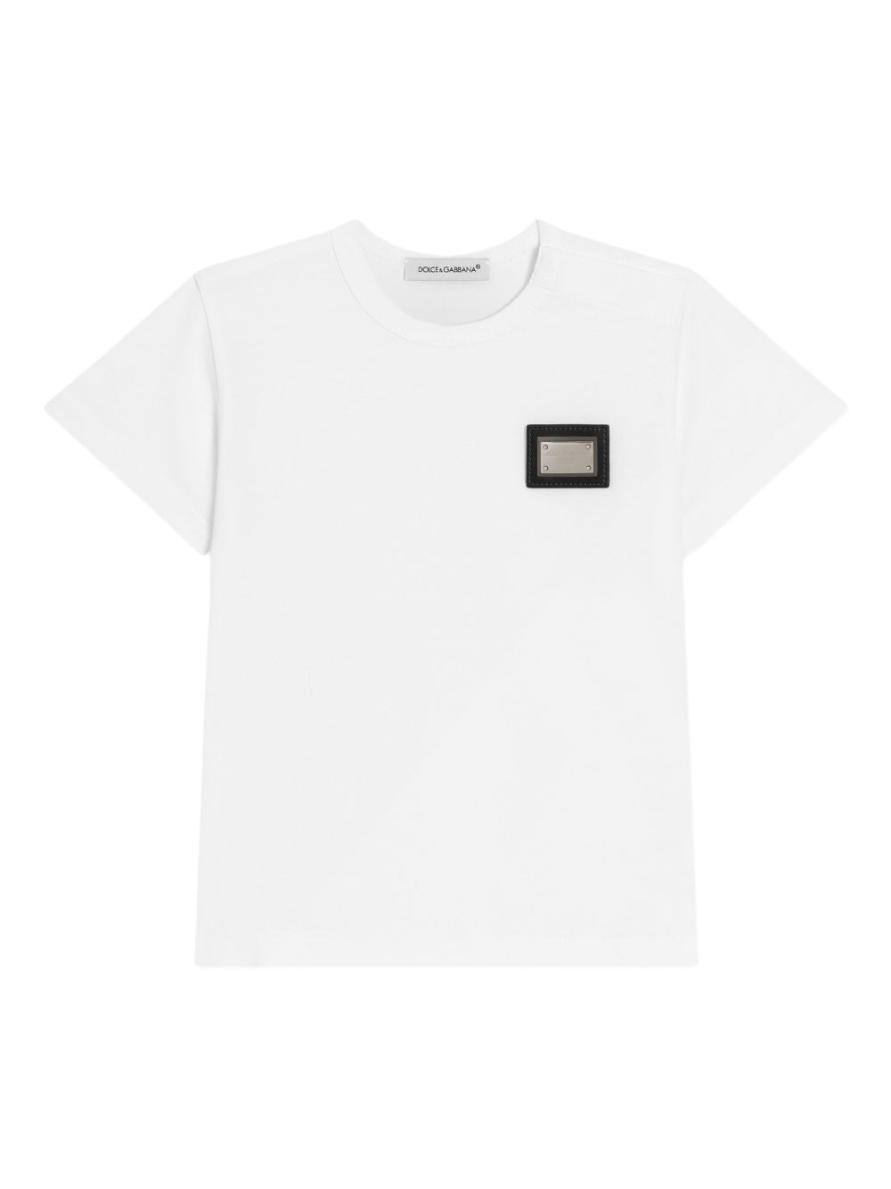 T-shirt bianca per neonato L1JT7TG7P1T W0800 Dolce & Gabbana Kids 