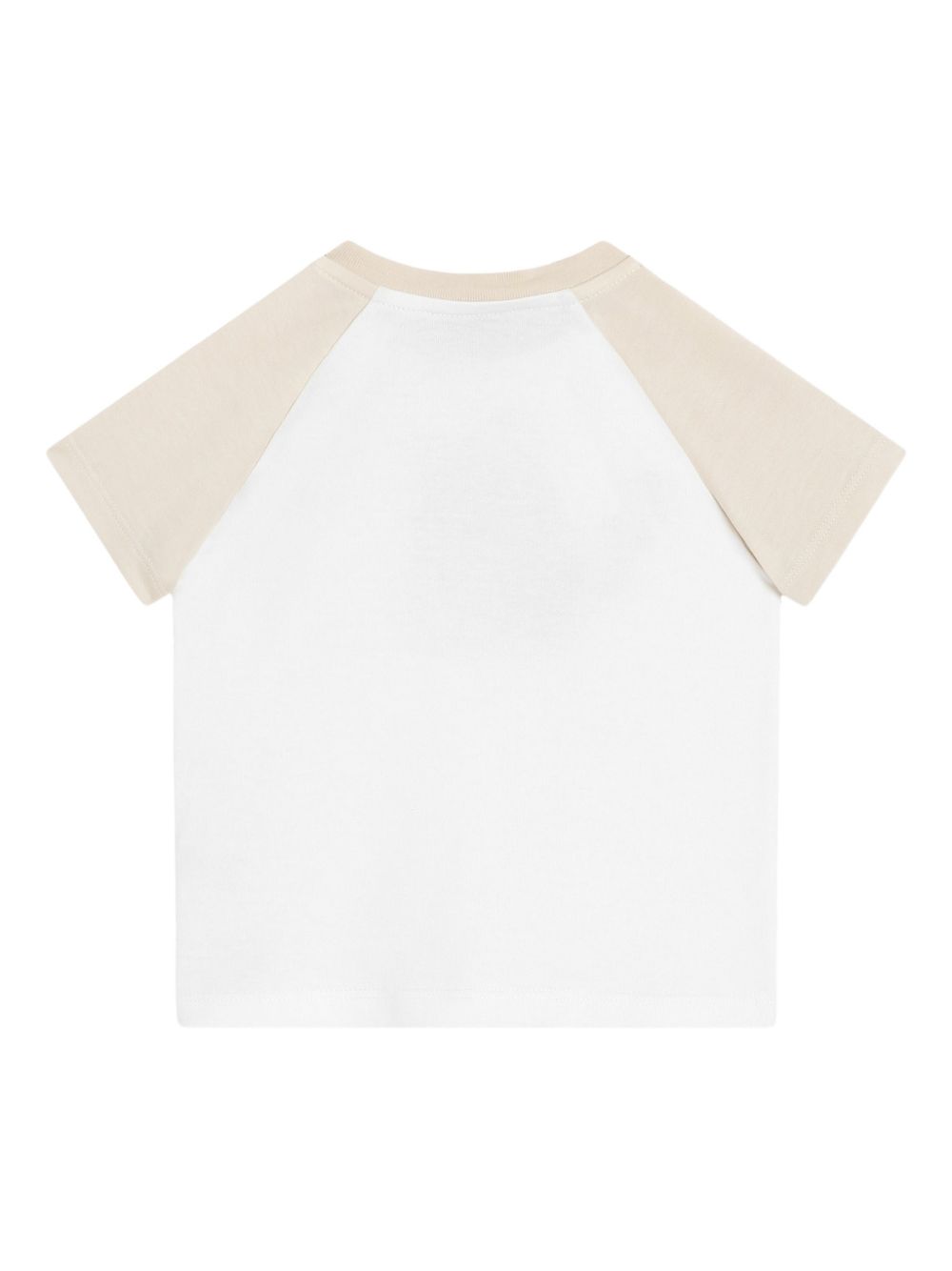T-shirt bianca/beige per neonato L1JTHWG7PNJ S9000 Dolce & Gabbana Kids 