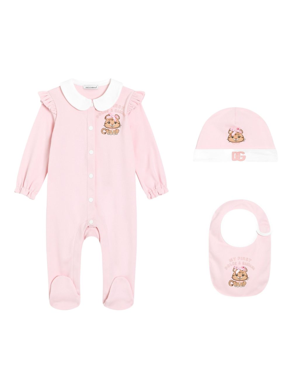 Tutina rosa per neonata L2JO4TG7PNO S9000 Dolce & Gabbana Kids 
