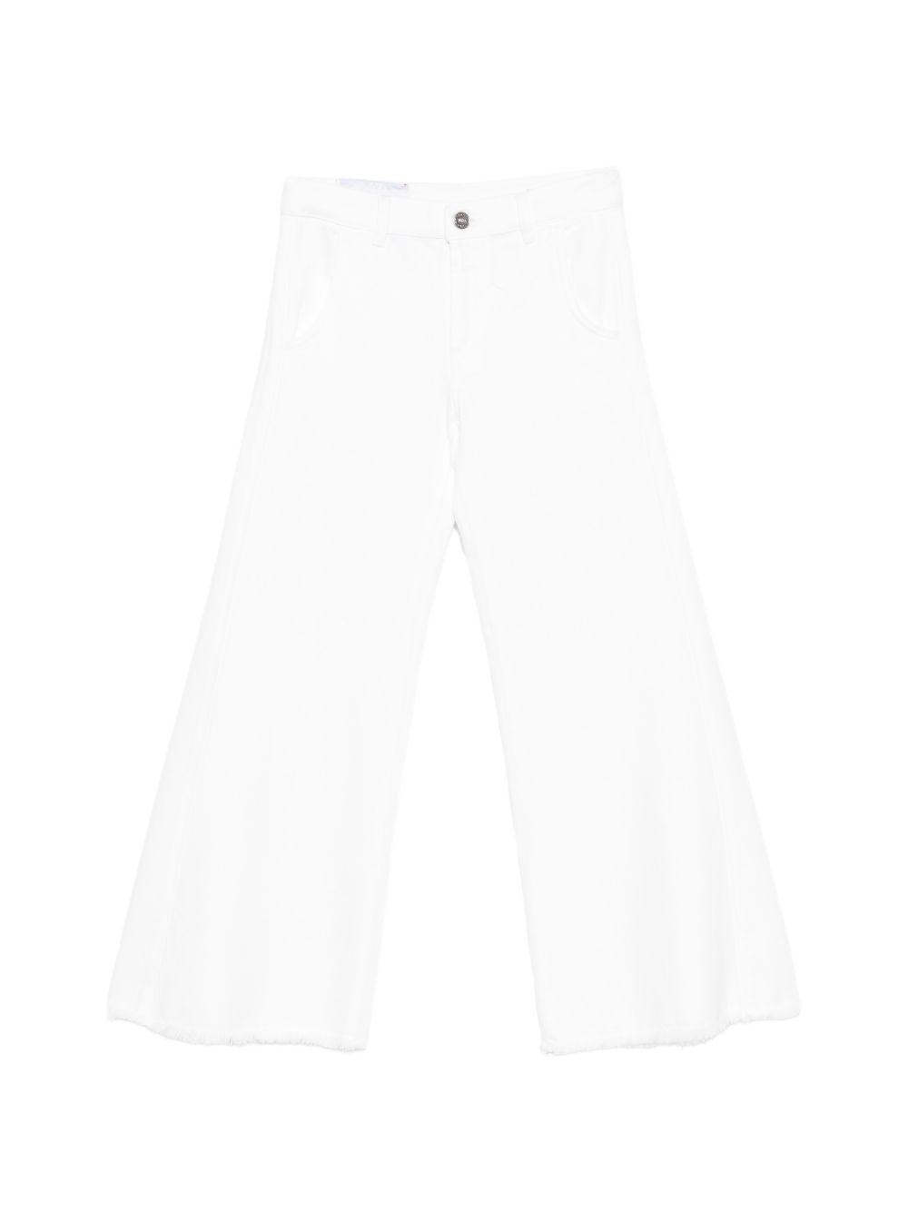 Pantalone bianco per bambina DFPA193CDF033 B000 Dondup Kids 