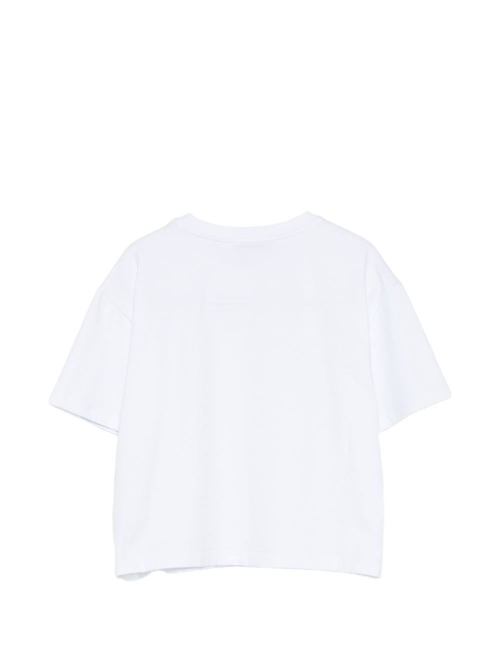 T-shirt bianca per bambina DFTS0390JE017 D144 Dondup Kids 