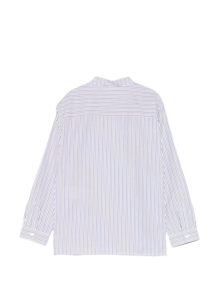 Camicia bianca/blu per bambino DMCA0510CR024 R001 Dondup Kids 