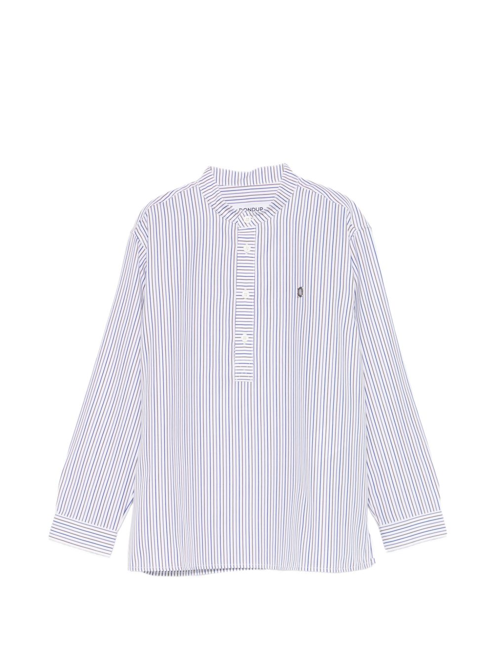 Camicia bianca/blu per bambino DMCA0510CR024 R001 Dondup Kids 