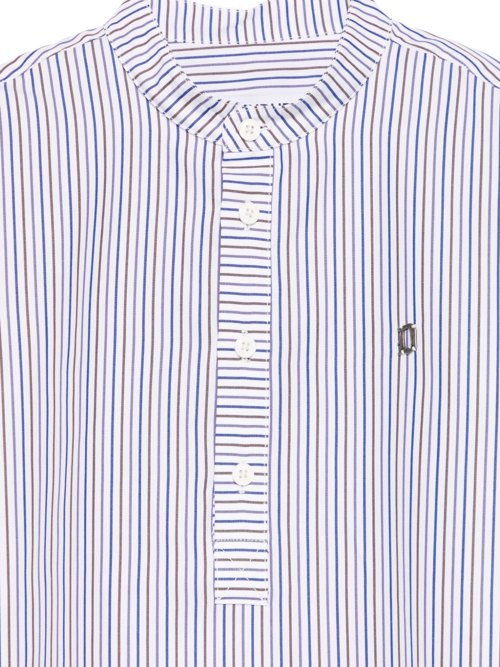 Camicia bianca/blu per bambino DMCA0510CR024 R001 Dondup Kids 