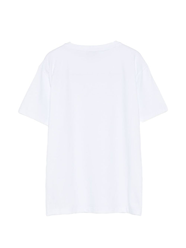 T-shirt bianco ottico DMTS0520JE017 B000 Dondup Kids 