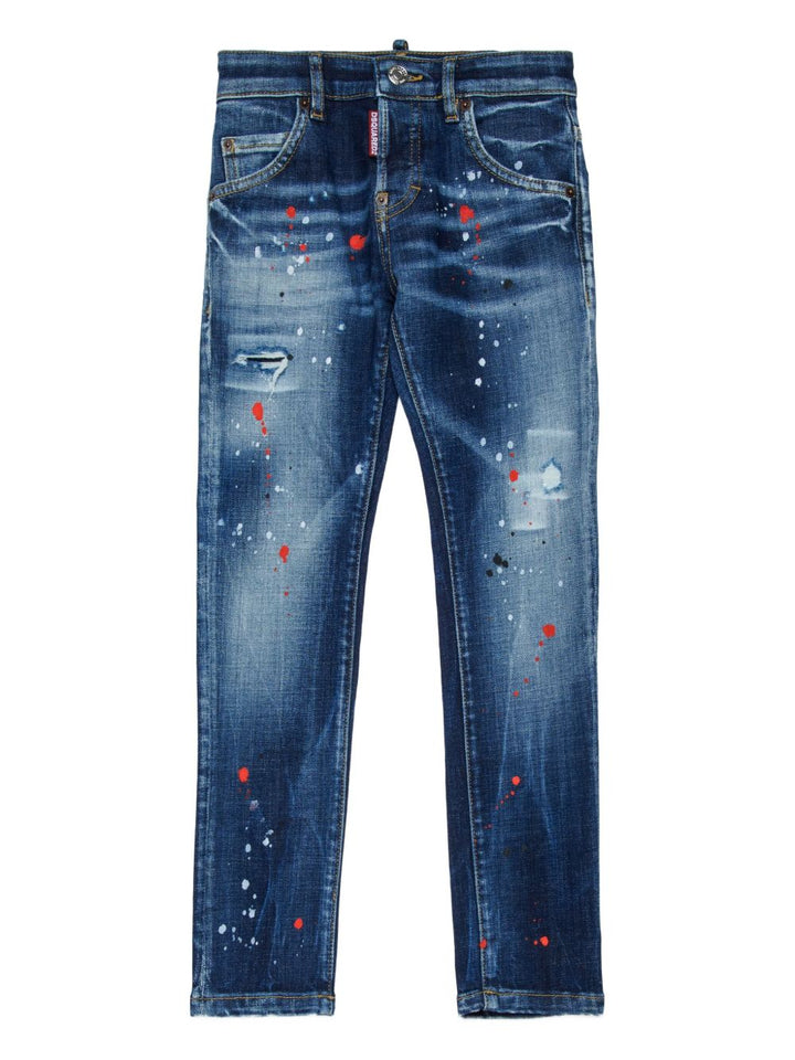 Jeans blu per bambino DQ0236D0AFU DQ01 Dsquared2 Kids 