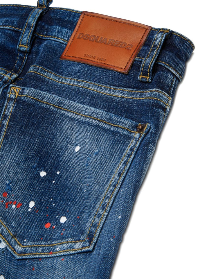 Jeans blu per bambino DQ0236D0AFU DQ01 Dsquared2 Kids 