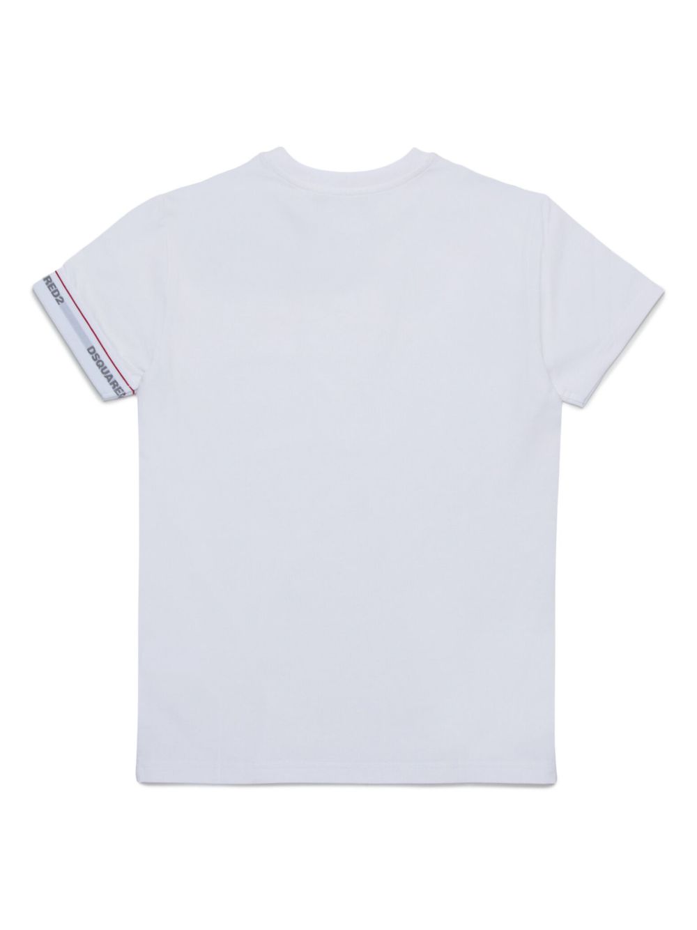 T-shirt bianca per bambino DQ2480D008J DQ100 Dsquared2 Kids 