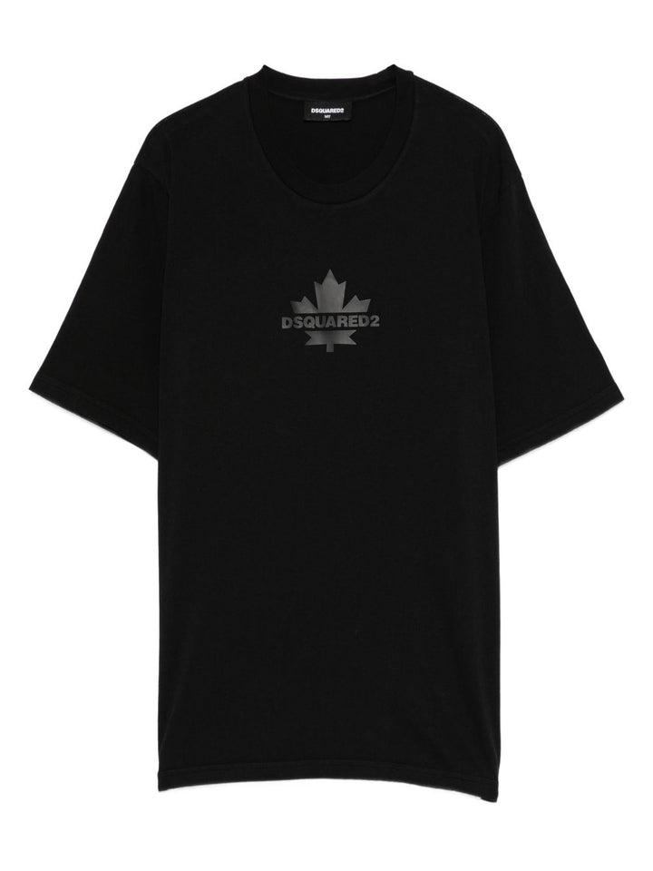T-shirt nera per bambino DQ2743D0AC7 DQ900 Dsquared2 Kids 