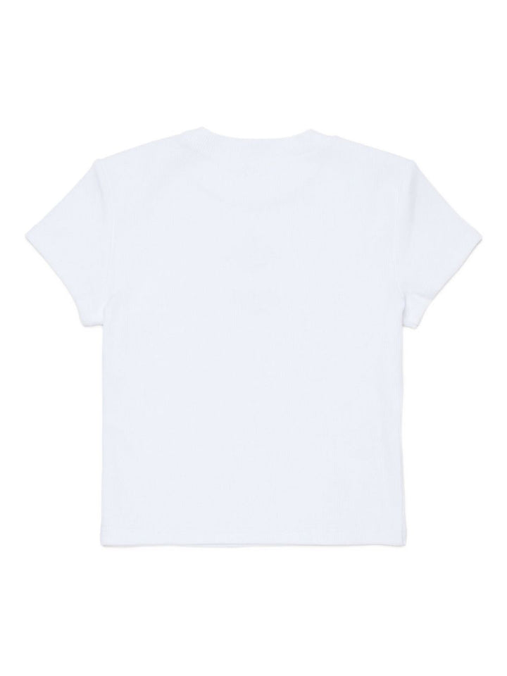 T-shirt bianco per bambina DQ3160D0AGG DQ100 Dsquared2 Kids 