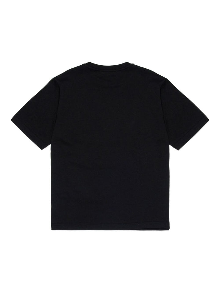 T-shirt nero per bambino DQ3167D0ACD DQ900 Dsquared2 Kids 