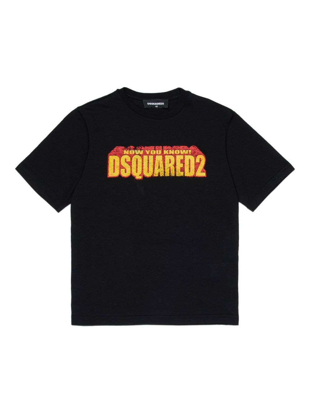 T-shirt nero per bambino DQ3167D0ACD DQ900 Dsquared2 Kids 