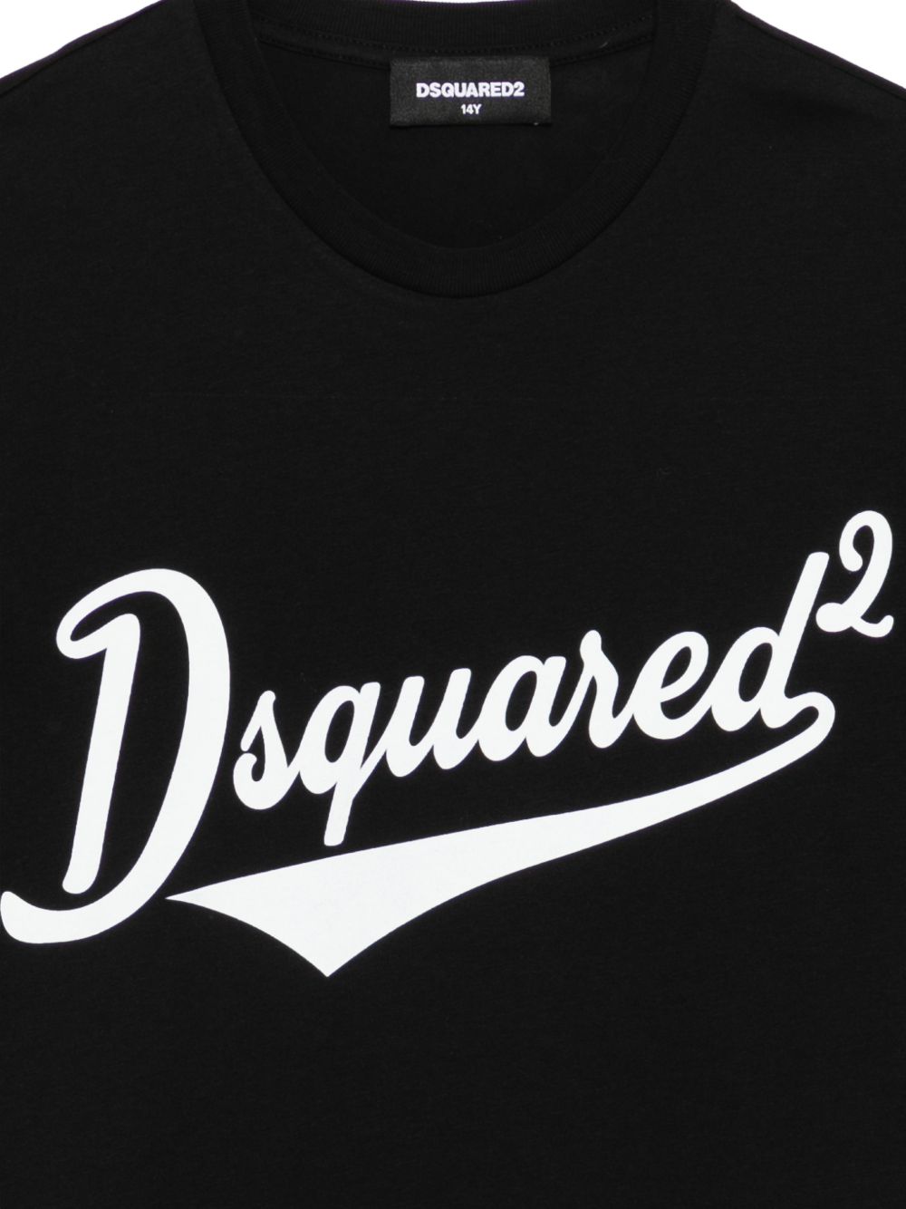T-shirt nero per bambino DQ3171D0ACD DQ900 Dsquared2 Kids 