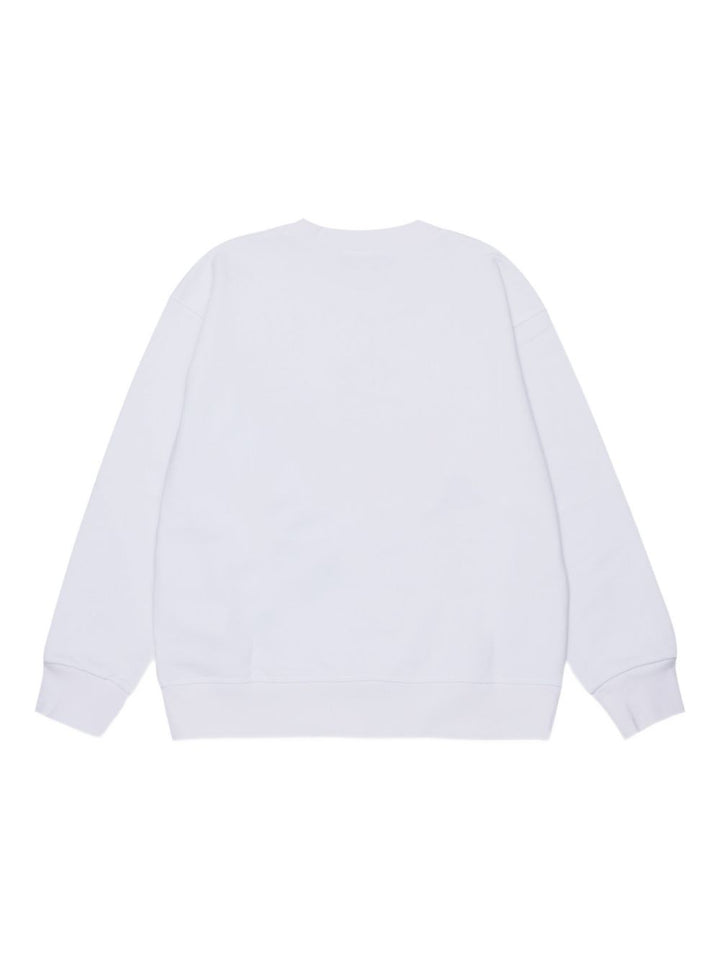 Felpa bianca per bambino DQ3193D0AGW DQ100 Dsquared2 Kids 