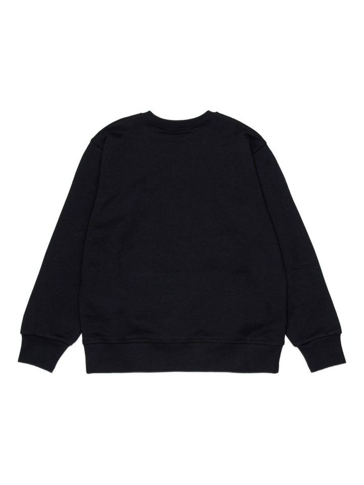 Felpa nera per bambino DQ3193D0AGW DQ900 Dsquared2 Kids 