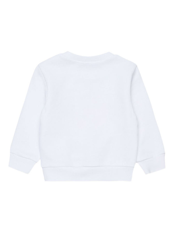 Felpa bianca per neonato DQ3279D0AGW DQ100 Dsquared2 Kids 