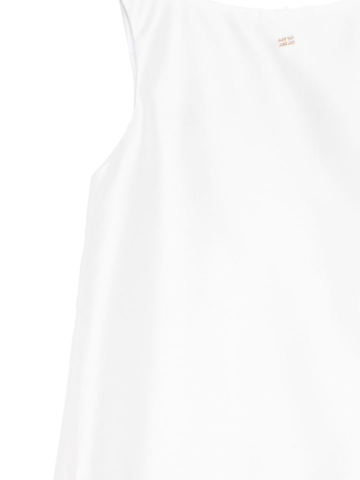 Abito bianco per bambina EFAB6550TV032 0004 Elisabetta Franchi Kids 