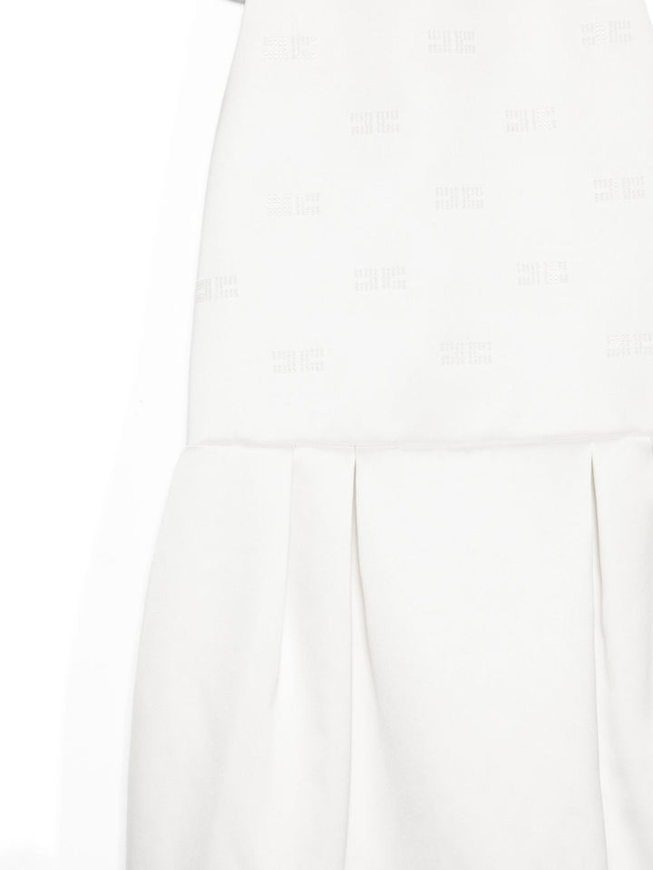 Abito avorio per bambina EFAB6670RA016 0004 Elisabetta Franchi Kids 