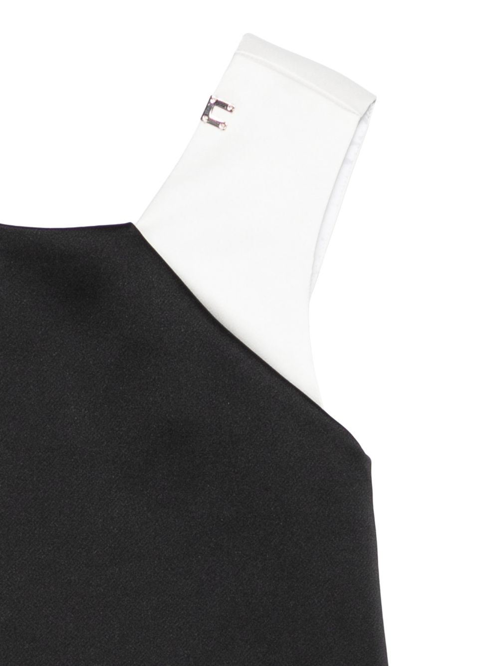 Abito nero/bianco per bambina EFAB6680RA016 D285 Elisabetta Franchi Kids 