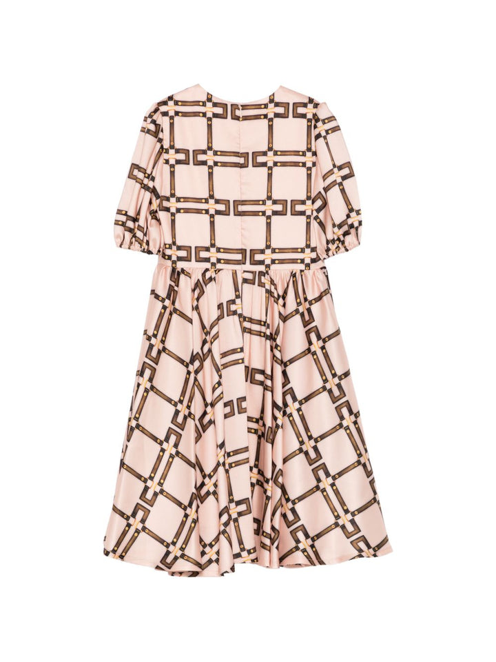 Abito rosa per bambina EFAB6750TVE02 C053 Elisabetta Franchi Kids 