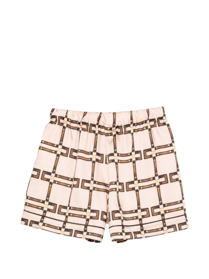 Bermuda rosa per bambina EFBE0820FODER C053 Elisabetta Franchi Kids 