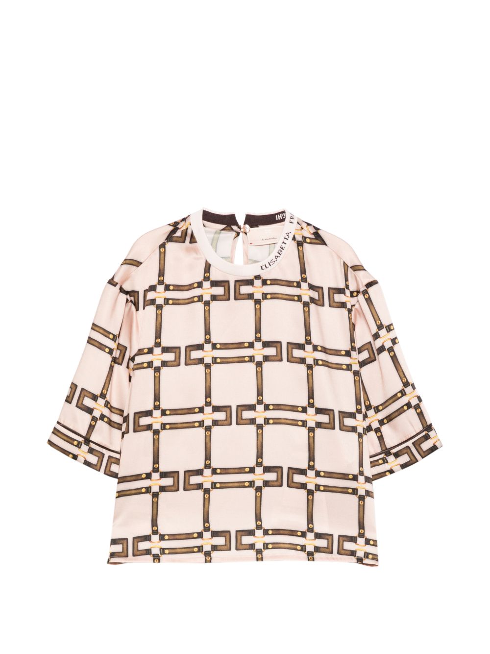 Top rosa per bambina EFCA2830TVE02 D691 Elisabetta Franchi Kids 