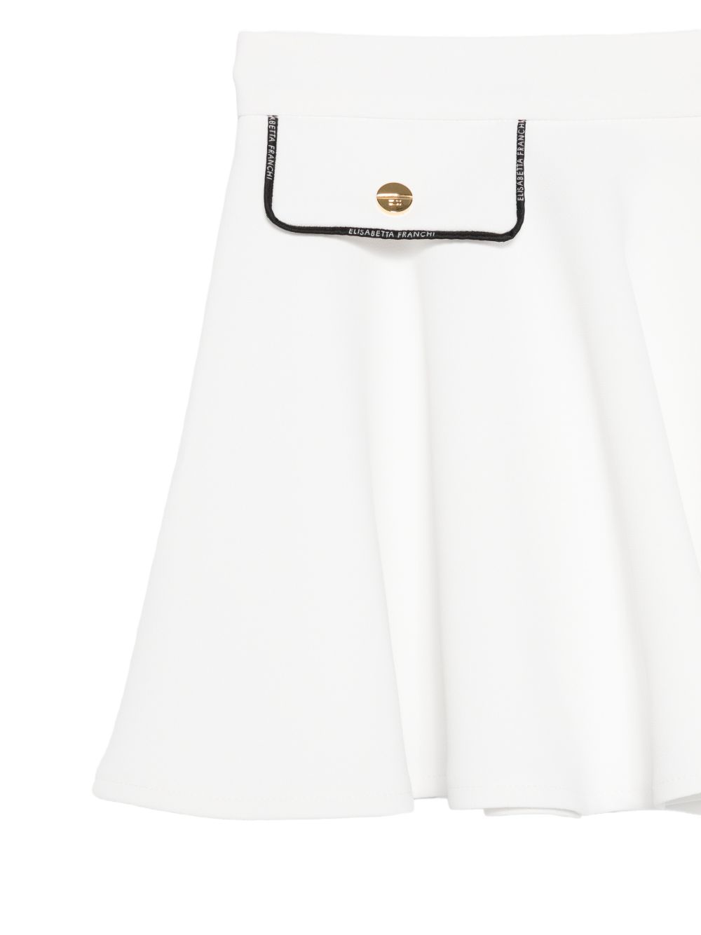 Gonna bianca per bambina EFGO2110GA022 0100 Elisabetta Franchi Kids 