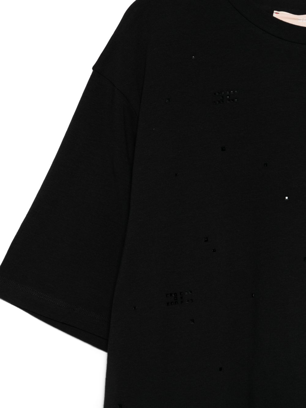 T-shirt nero per bambino EFTS2630JE006 N135 Elisabetta Franchi Kids 